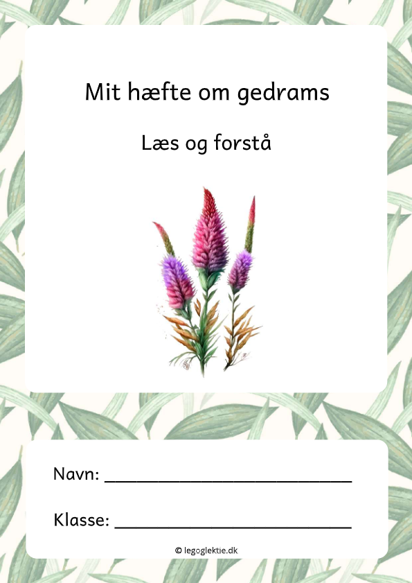 Læs og forstå om gederams til dansk 4. - 5. klasse.