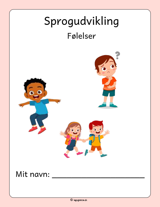 Opgavehæfte til børn om følelser