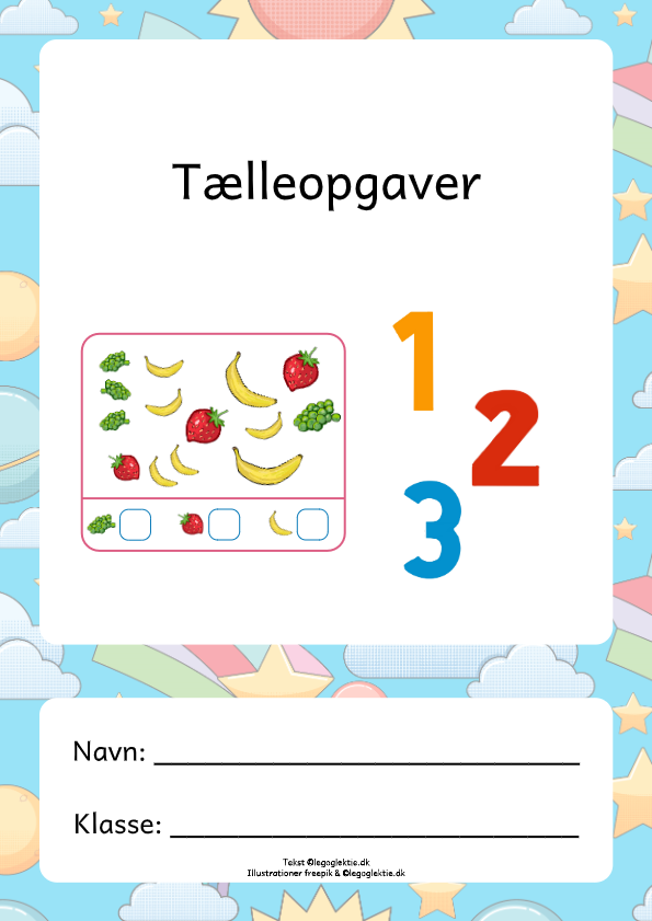 Tælleopgaver til børn i matematik