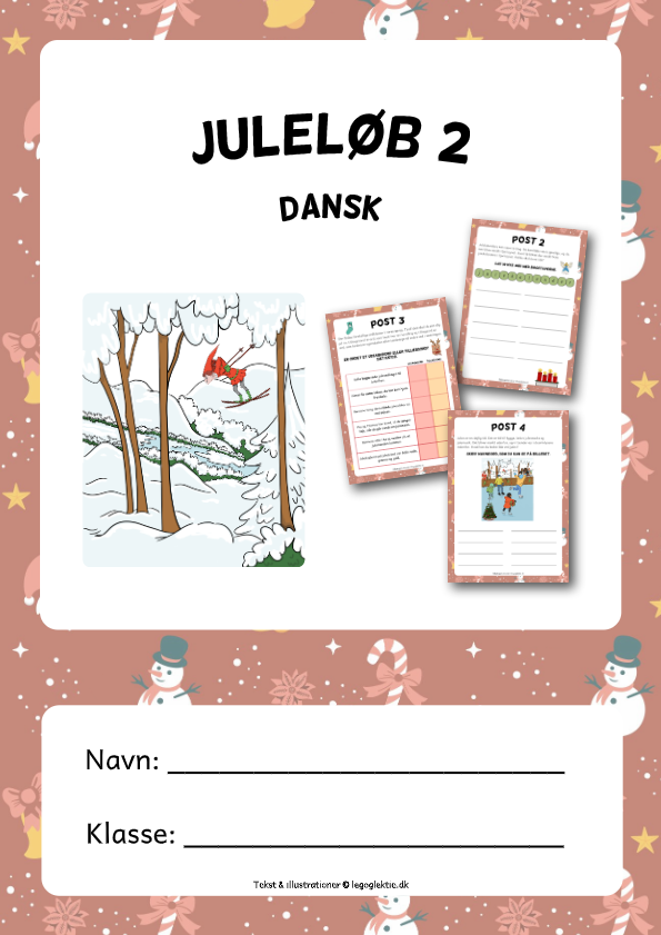 Juleløb med et danskfagligt fokus til 4. - 5. klasse.