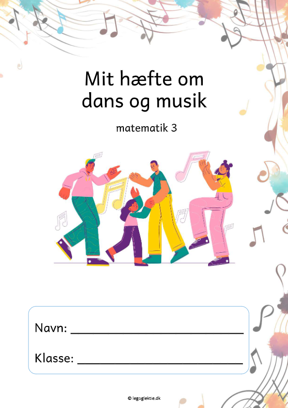 Opgavehæfte i matematik om dans og musik. Til 5. klasse.
