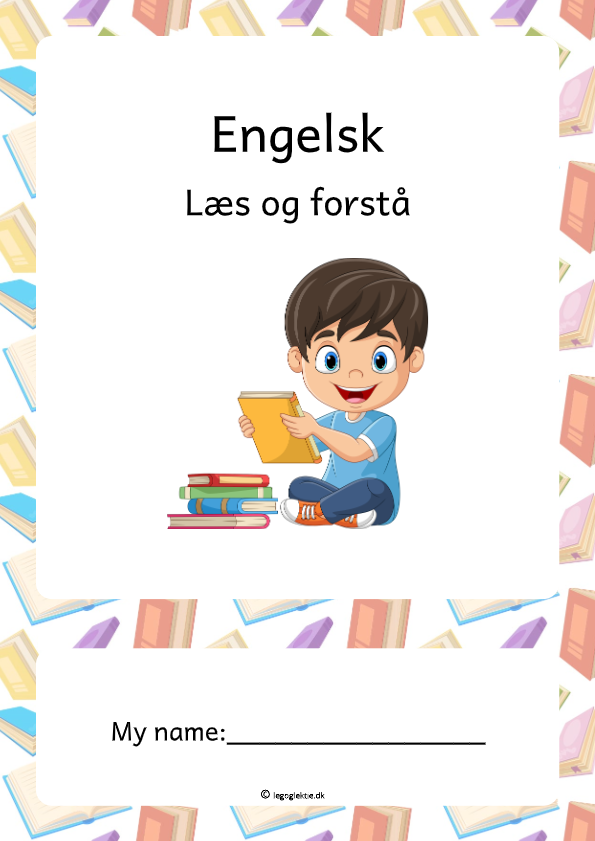 Engelskhæfte med læs og forstå opgaver til 3. - 4. klasse.