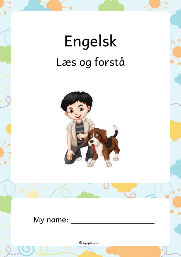 Engelskopgaver til 3. - 4. klasse med læs og forstå.