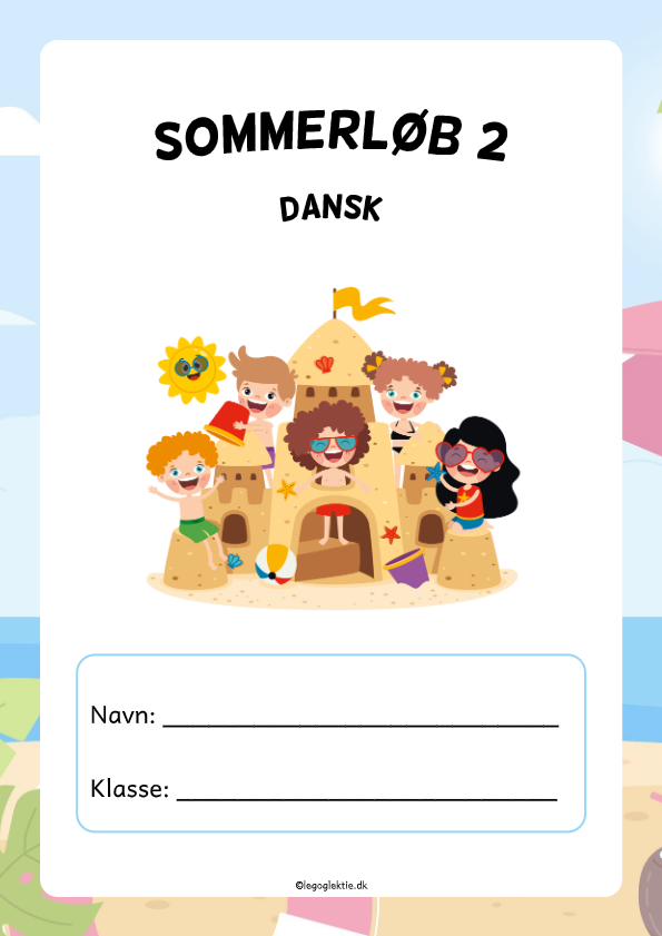 Aktivitetsløb til dansk 4. - 5. klasse med sommer. Stjerneløb.