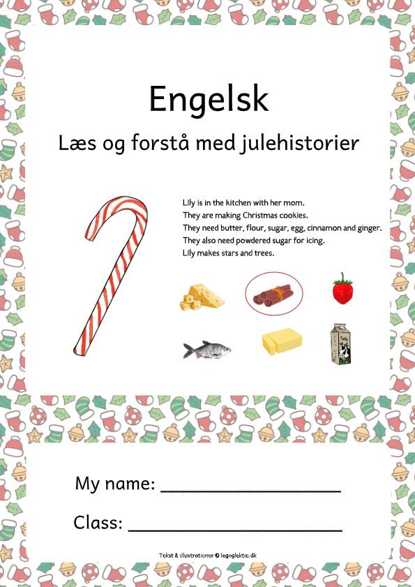 Engelskopgaver med læs og forstå til 3. - 4. klasse.