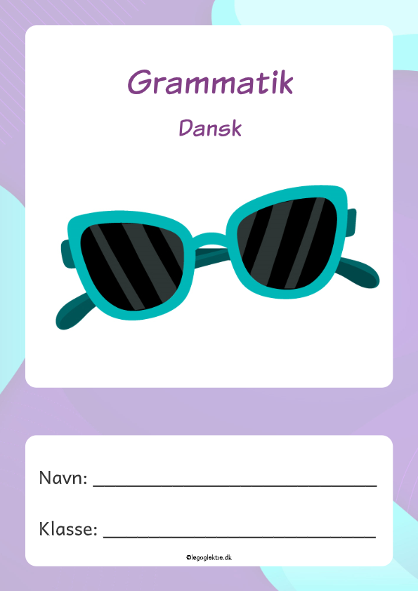 Ekstraopgaver / danskopgaver til 2. klasse og 3. klasse med grammatik.