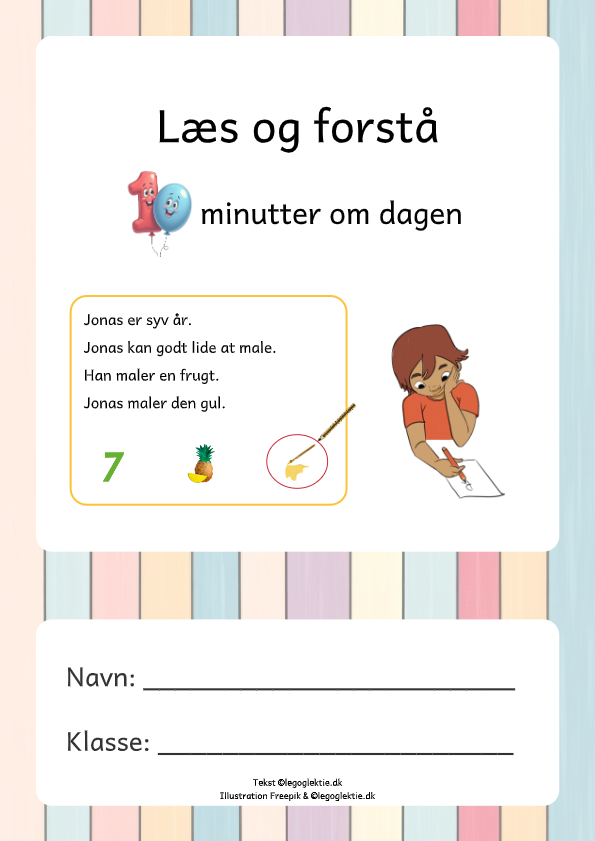 Læs og forstå i 10 minutter til dansk 3. klasse.