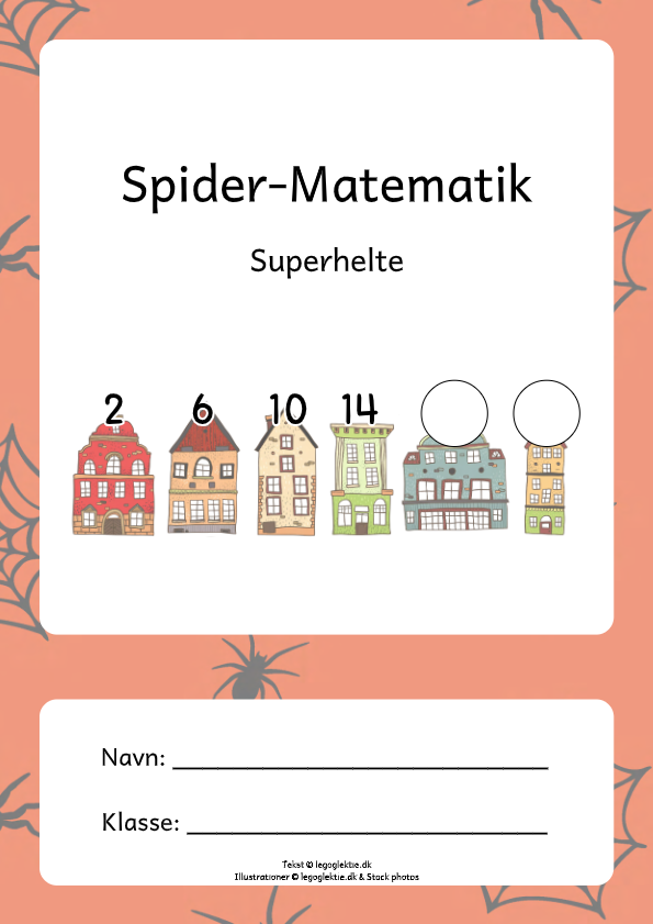 Matematikopgaver til 2. klasse og 3. klasse med SpiderMan Spider-Man superhelte.