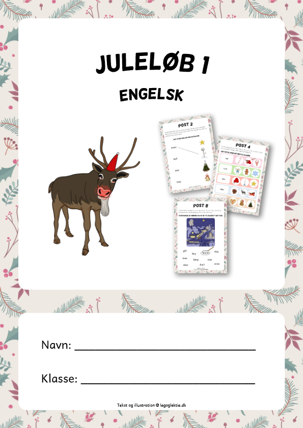 Juleløb til engelsk 2. - 3. klasse.